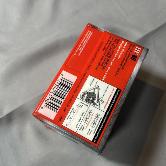 SEALED! Sony 4 Pack HF High Fidelity 60 Minute C-60HFC Cassette Normal Bias New - Picture 5 of 7